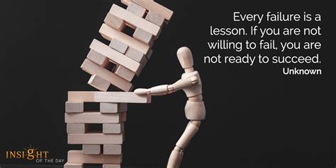succeed unknown every failure lesson willing fail ready