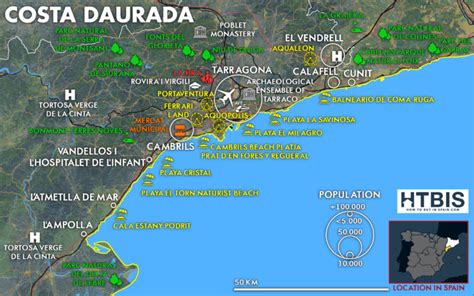 The Best Map On The Costa Daurada