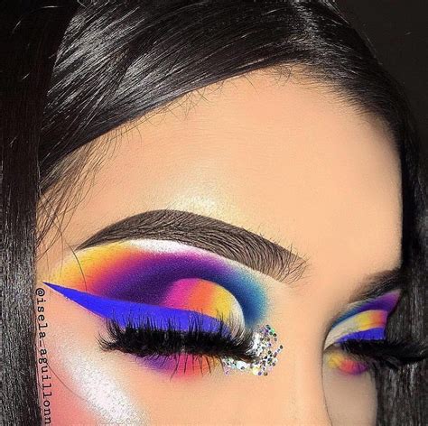 Colorful 🌈 Inspired By Hiiamgorilla ️ Look B Colorful Eye Makeup Artistry Makeup Colorful