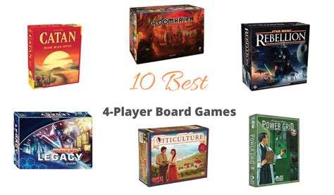 Best 4 Player Board Games Of 2021 Ranking And Reviews