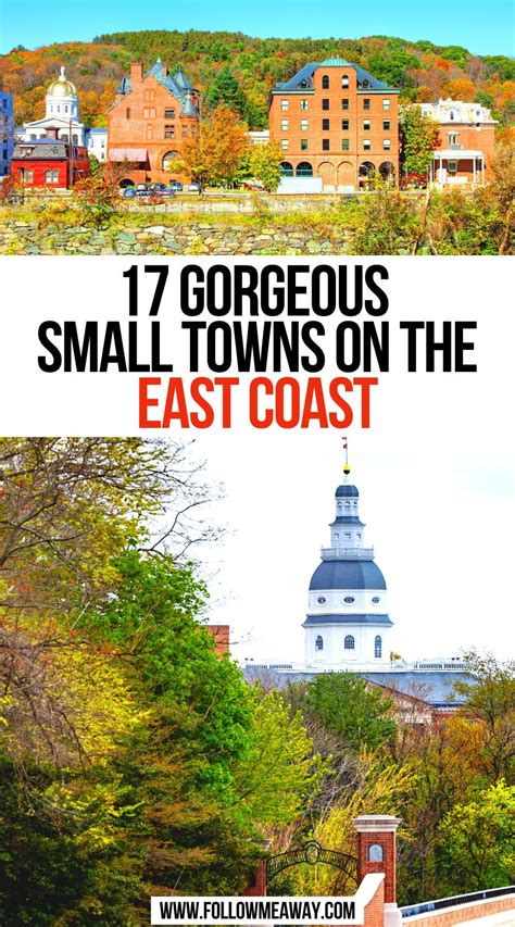 17 Gorgeous Small Towns On The East Coast Travel Ideas Travel