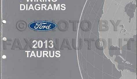 2013 Ford Taurus Wiring Diagram Manual Original