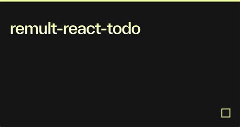 Remult React Todo Codesandbox