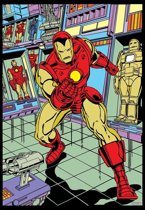 Bob Layton Iron Man Hall Of Iron Classic Version Iron Man Comic