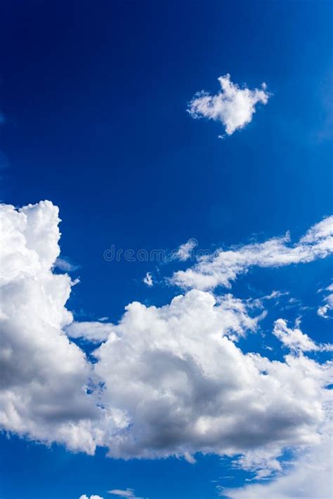 Blue Sky With Clouds Background Wallpapers Stock Photo Image Of