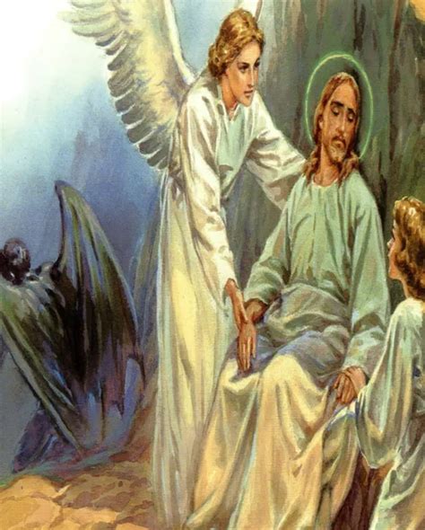CATHOLIC PRINT PICTURE Angel Serve Jesus N X Ready To Be Framed PicClick