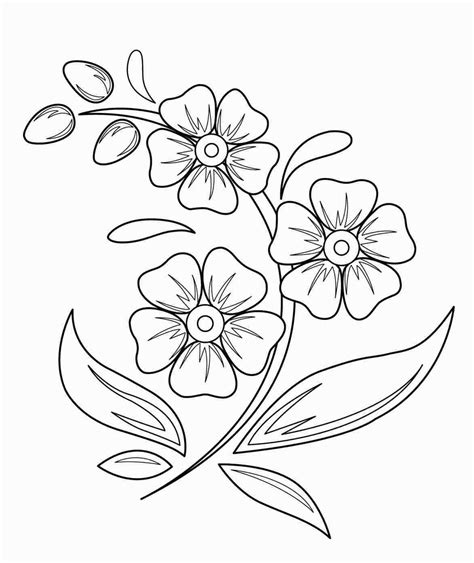 How To Draw A Flower Easy Step By Step Flowers For Kids Full Size