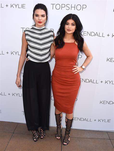 Kendall And Kylie Jenner At Topshop Collection Launch Popsugar