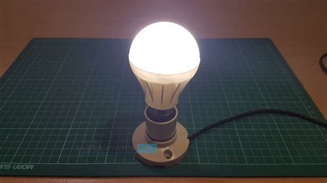The box we made earlier is perfect for shooting in natural light. DIY LED Light Bulb (LED Lamp)