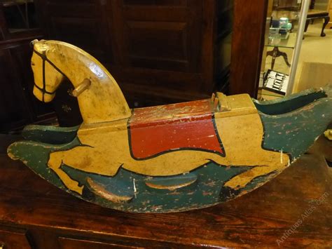 Antiques Atlas Good Edwardian Childs Rocking Horse