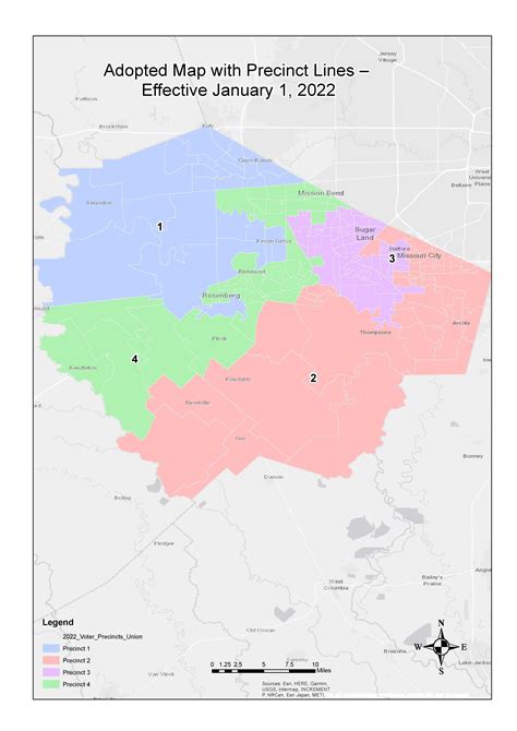 Adopted County Precinct Map 112022 Fort Bend County