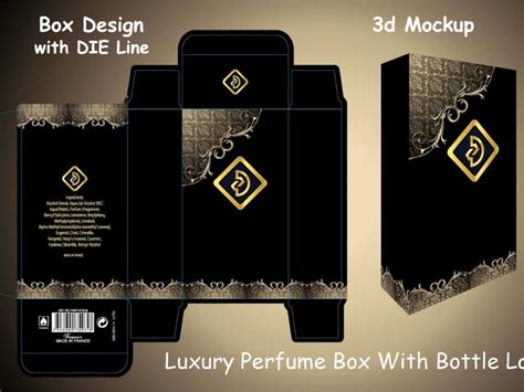 Perfume Packaging Design With Label Design Upwork