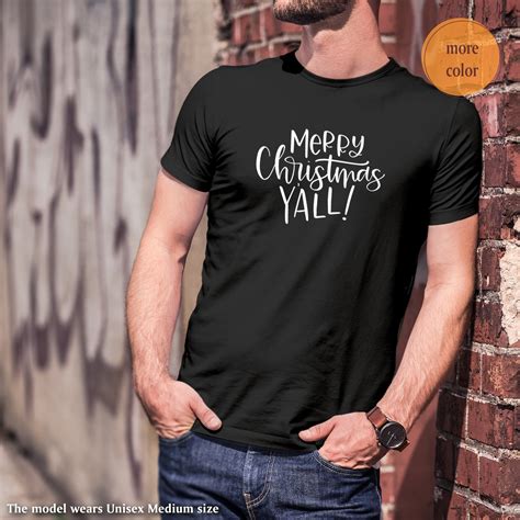 Merry Christmas Yall T Shirt Christmas T Shirt Merry Etsy