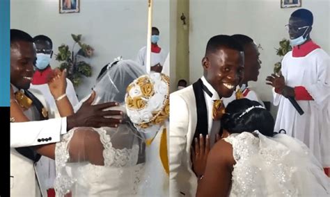 Drama Ensues As Another Bride Refuses To Kiss Groom At Their Wedding