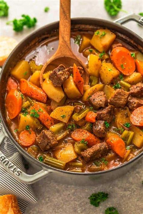 The typical package of stew meat contains random scraps of different cuts of meat in all shapes and sizes left over after the supermarket butcher breaks down larger pieces of meat. quick beef stew stove top