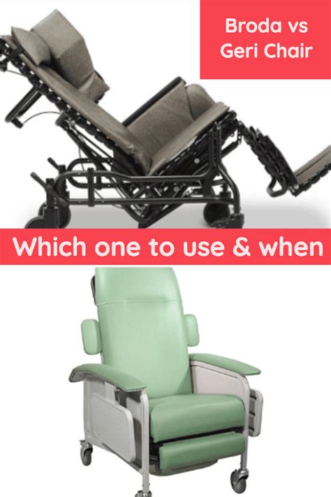 Broda Seating Vs A Geri Chair Compare And Contrast Ot Flourish