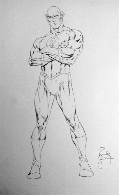 How To Draw The Flash Full Body Step By Step