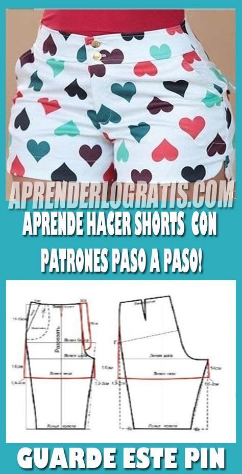 Aprende Hacer Pantalones Shorts Con Patrones Paso A Paso 028