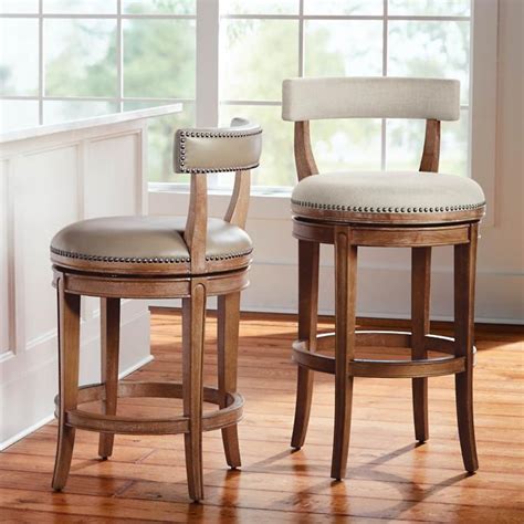 3.7 out of 5 stars. Henning Low Back Swivel Bar & Counter Stool | Frontgate in ...