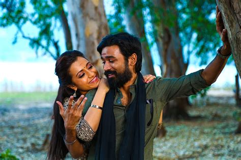 Actor Dhanush And Trisha Stills From Kodi Tamil Movie Kodi Dhanush Hd
