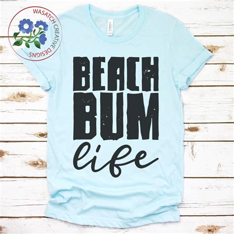 Beach Bum Life SVG Cutting Files DXF Eps And Png Files For Etsy