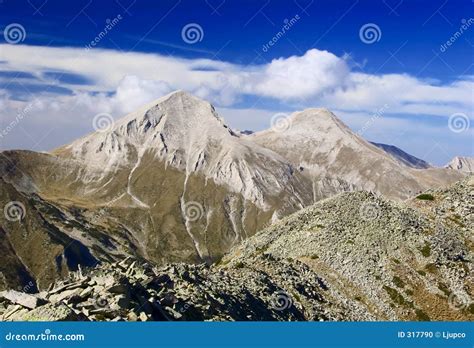 A View Of Mt Vihren The Peak In Eastern Europe Stock Photo Image Of