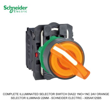 Complete Illuminated Selector Switch Dia22 2 Position