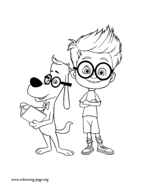 Mr Peabody And Sherman The Friends Mr Peabody And Sherman Coloring Page