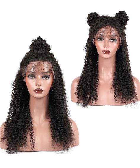 Dolago 180 American Kinky Curly 360 Lace Wig Pre Plucked With Baby