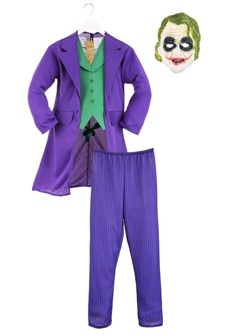 Deluxe Joker Costume For Boys Joker Halloween Costume