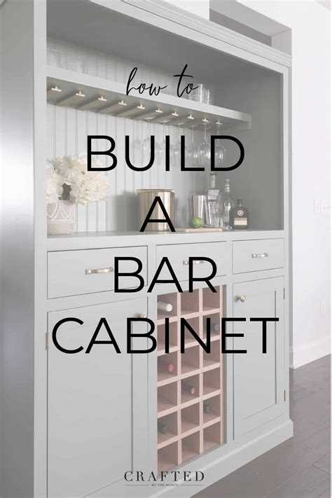 Diy Bar Cabinet With Tons Of Storage Diy Bar Cabinet Bar Cabinet
