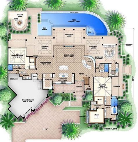36 Unanswered Issues With Modern Mansion Floor Plan Luxury Revealed