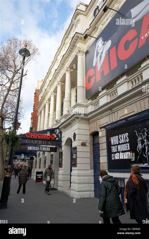 The Garrick Theatre Showing Chicago In Theatreland West End London