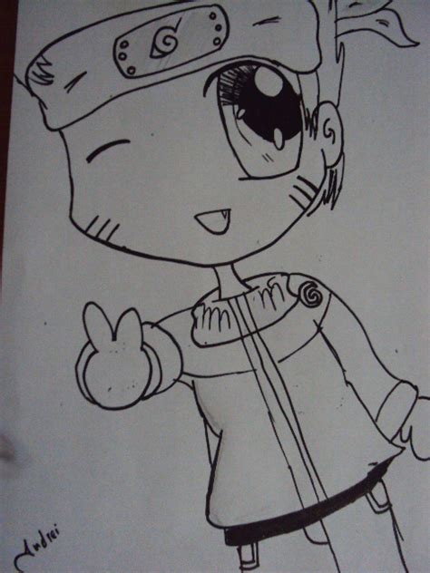 My Cute Naruto Draw By Mydeaththekid On Deviantart