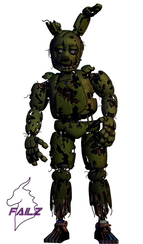 Springtrap V9 Updated With New Ears And Hands And Improved Materials
