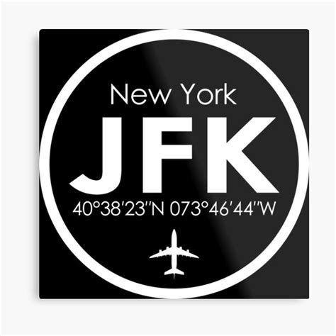 Jfk John F Kennedy International Airport Metal Print By