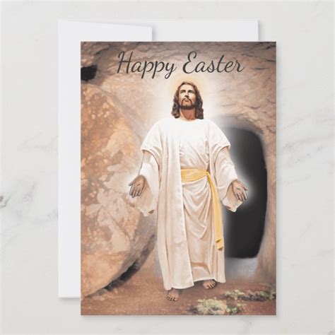 Happy Easter Jesus Is Risen Holiday Card