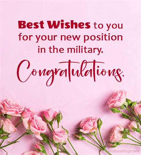 Military Promotion Congratulations Messages WishesMsg