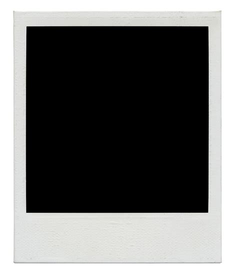 Polaroid Frame Template Word Polaroid Clipart Black Square Frame