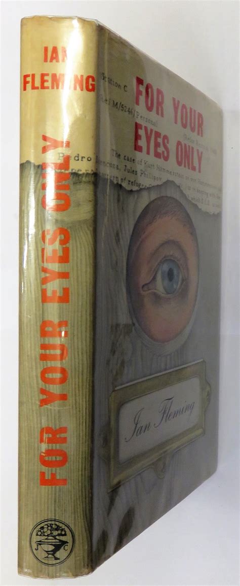 For Your Eyes Only Par Ian Fleming Hardback 1960 First Edition St