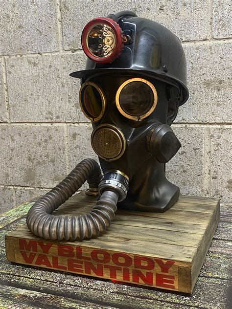 My Bloody Valentine Harry Warden 3d Miners Gas Mask Helmet Etsy