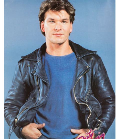 Johnny Castle Dirty Dancing Patrick Swayze Leather Jacket Jackets Masters