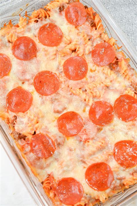 Pepperoni Pizza Casserole From Gate To Plate