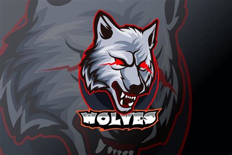 Wolves E Sports Team Logo Template 3194922 Vector Art At Vecteezy