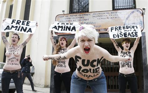 Femen 2013 04 04 Topless Jihad Protest Day 30 Pics Xhamster