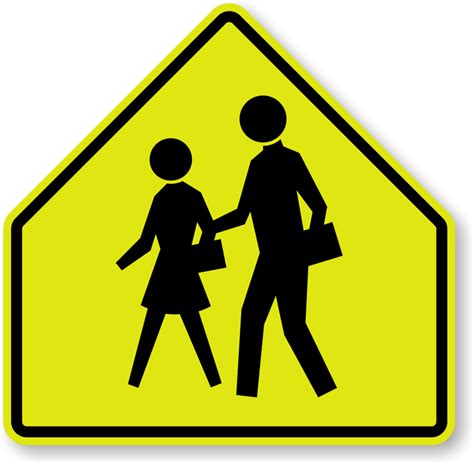 School Crossing Student Crossing Signs