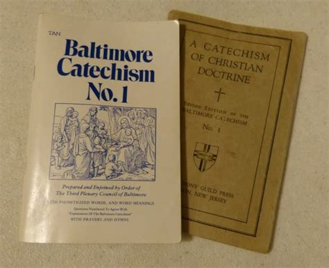 Baltimore Catechism No 1 First Communion