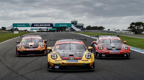 Record Porsche Paynter Dixon Carrera Cup Australia Grid For Historic