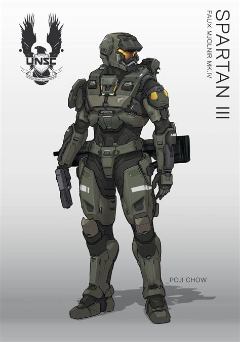 Poji Chow Halo Armor Halo Spartan Armor Halo Spartan