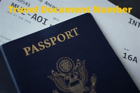 What Is A Travel Document Number Everything You Should Know Tripztour